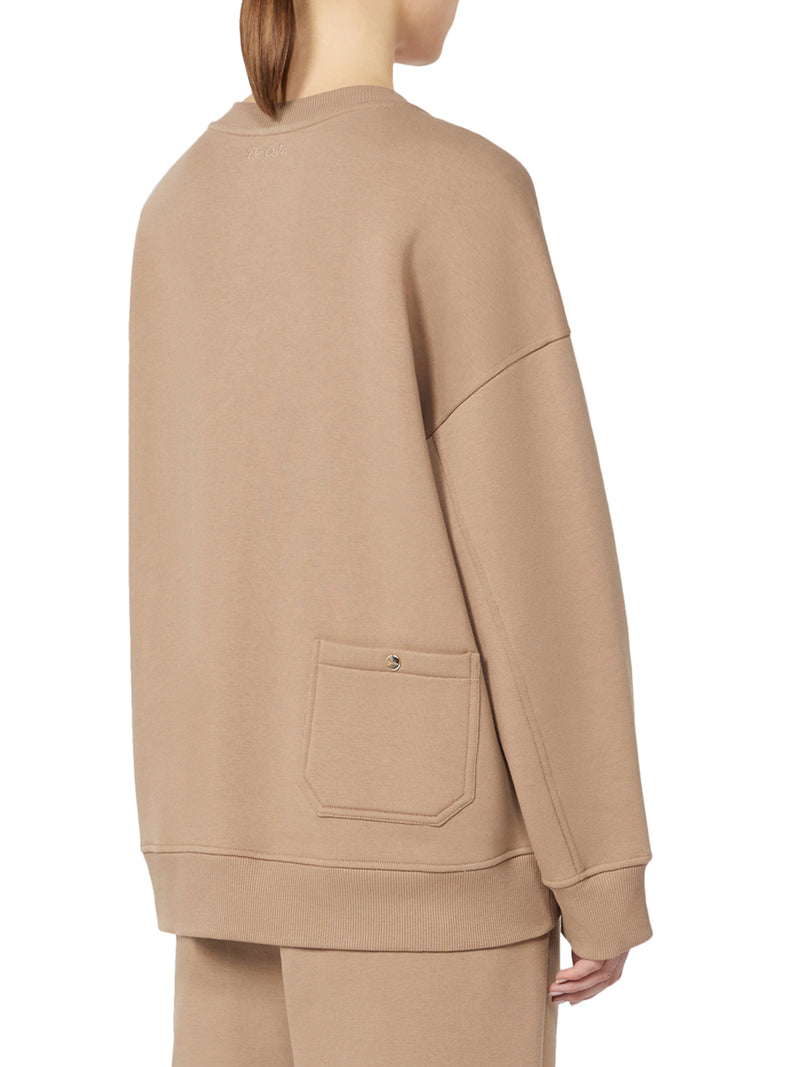 FELPA IN COTONE CON LOGO