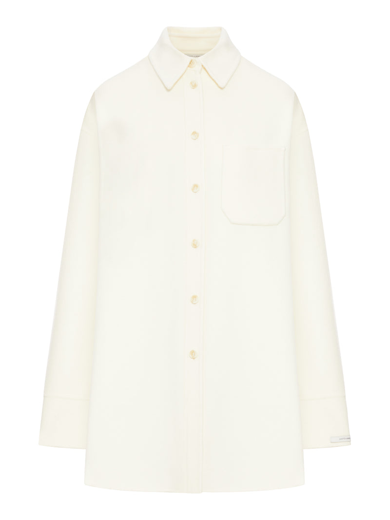 CAMICIA OVERSIZE RIBER IN LANA