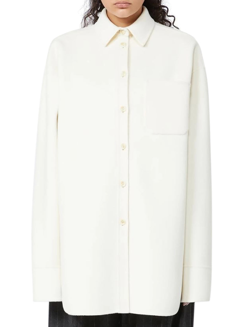 CAMICIA OVERSIZE RIBER IN LANA