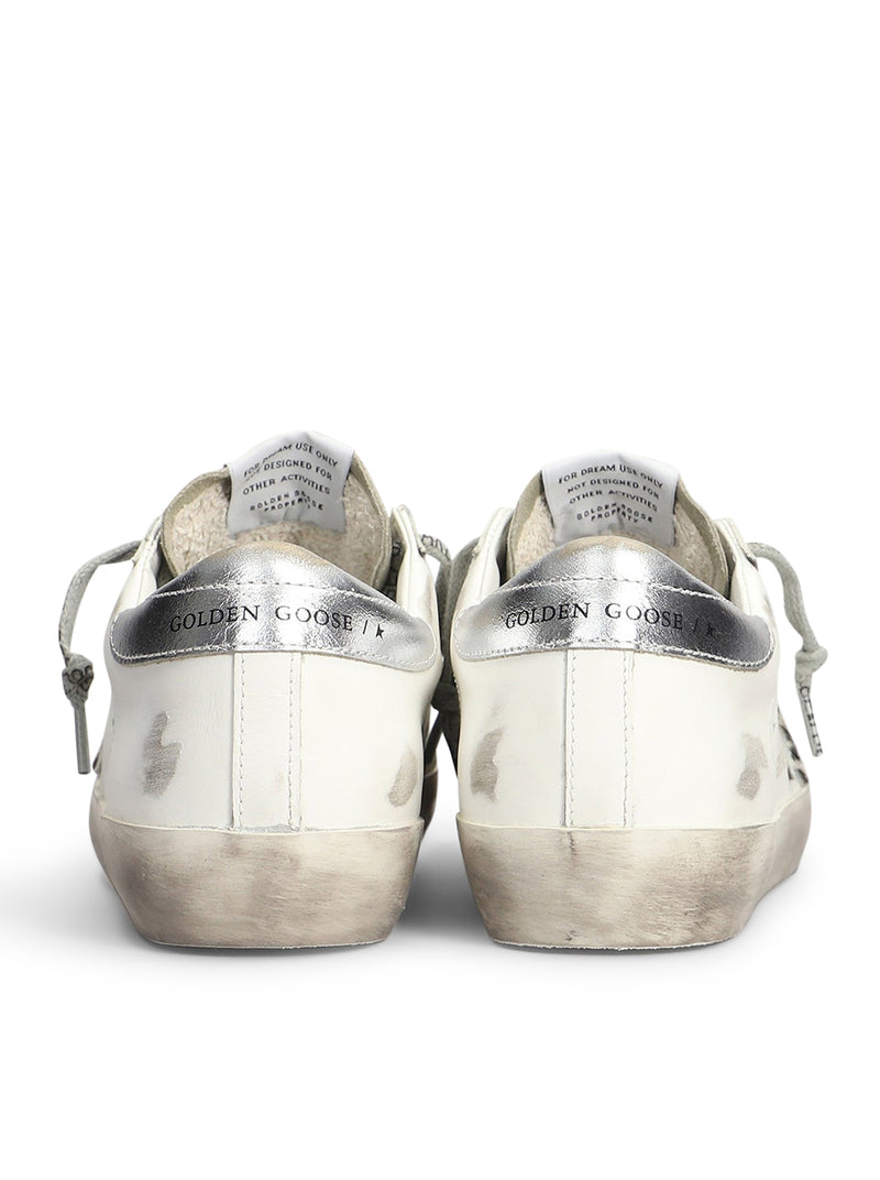 SUPER-STAR IN PELLE BIANCA E SUEDE