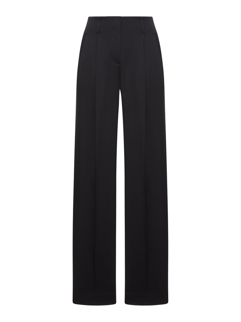PANTALONE DA DONNA IN GABARDINE DI LANA