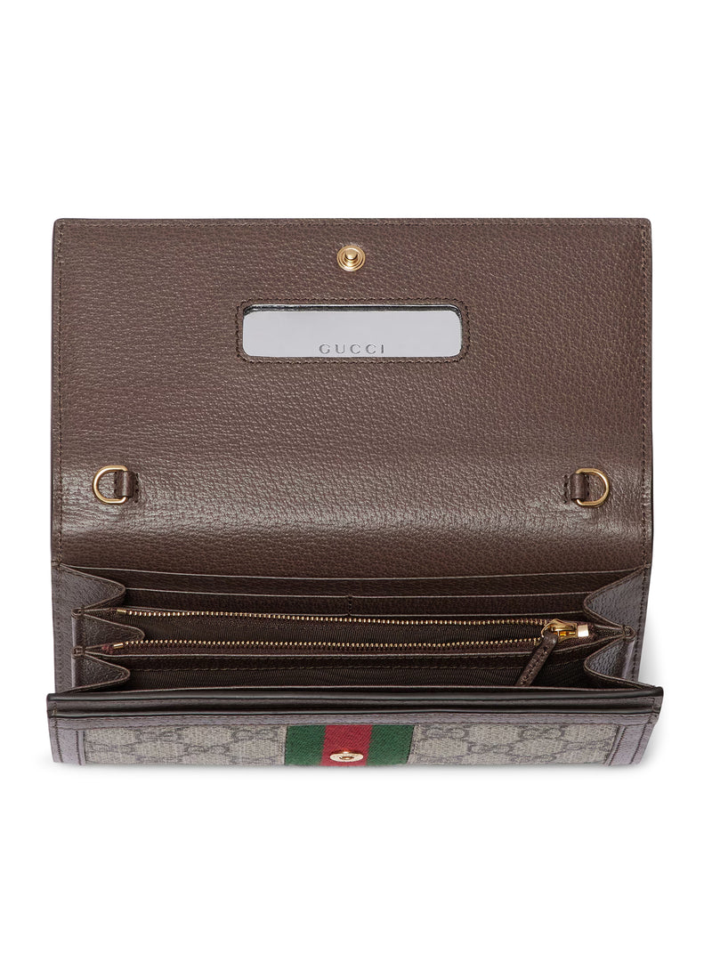 PORTAFOGLIO OPHIDIA CON CATENA