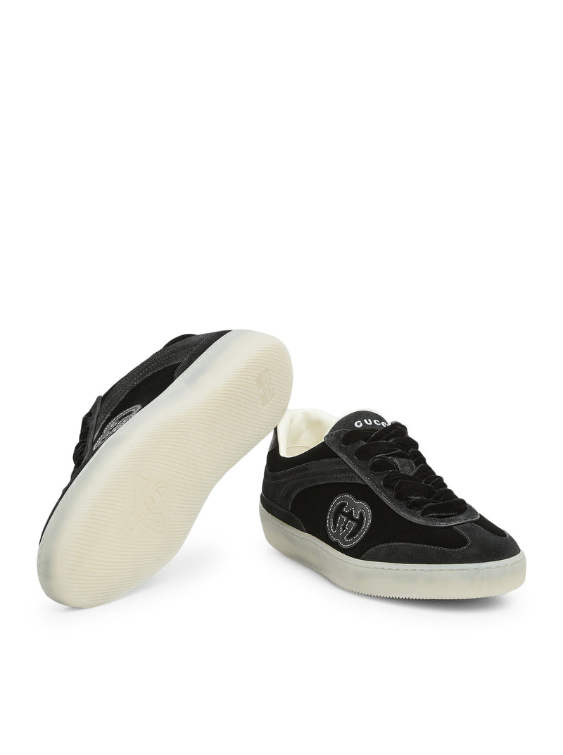 SNEAKERS IN VELLUTO NERO