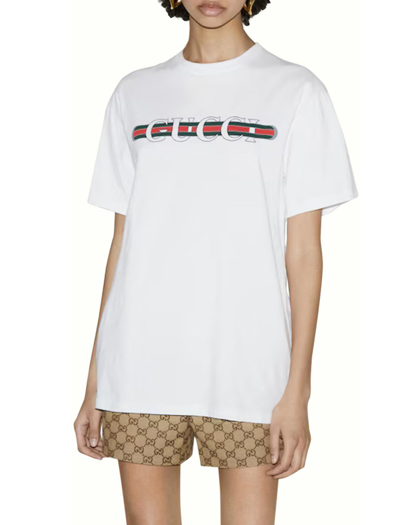 T-SHIRT IN JERSEY DI COTONE STAMPATO