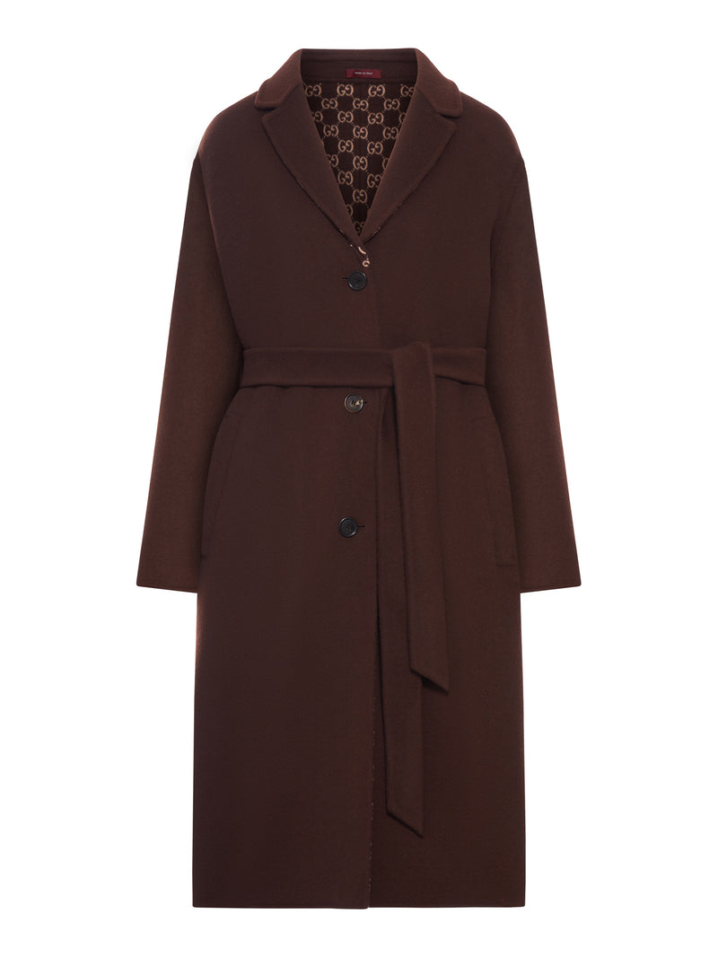 CAPPOTTO MONOPETTO CON MONOGRAMMA