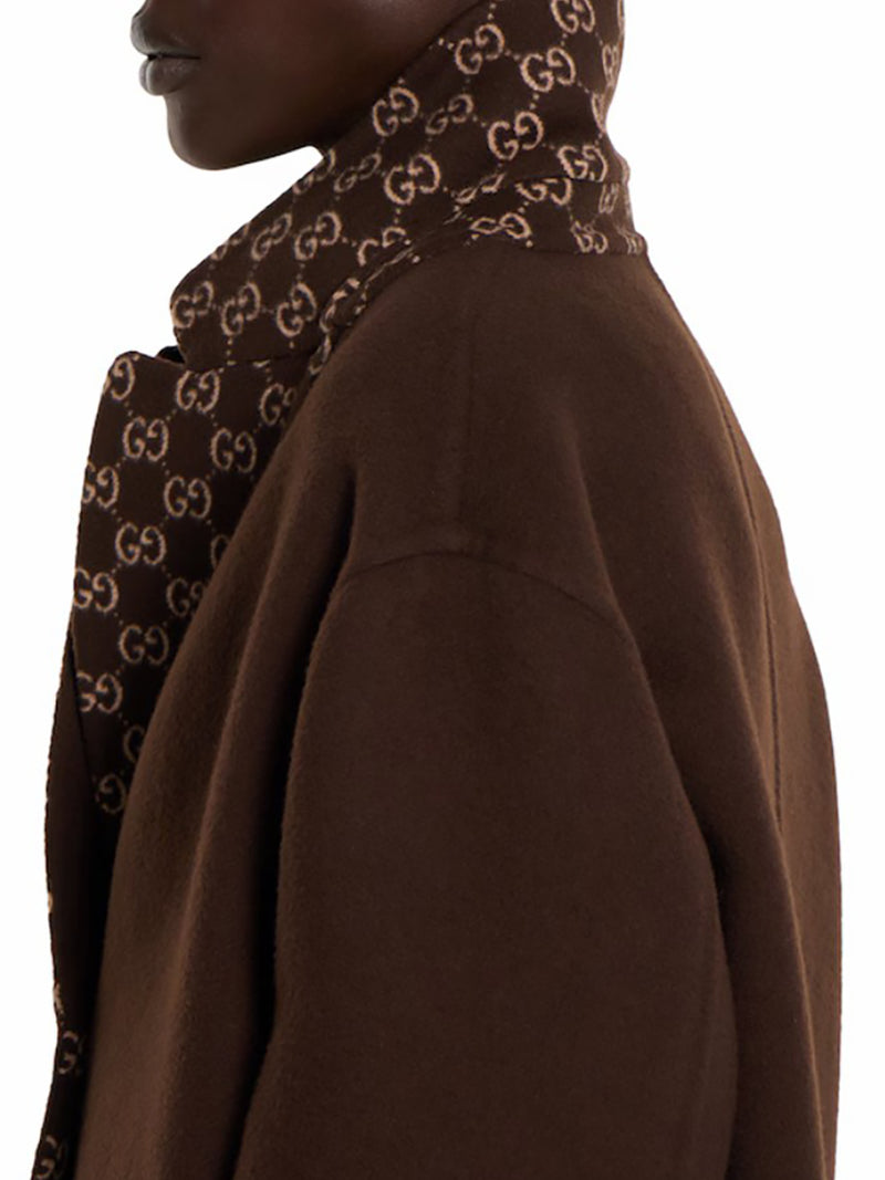 CAPPOTTO MONOPETTO CON MONOGRAMMA