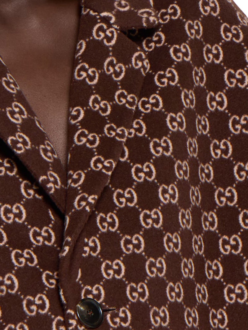 CAPPOTTO MONOPETTO CON MONOGRAMMA