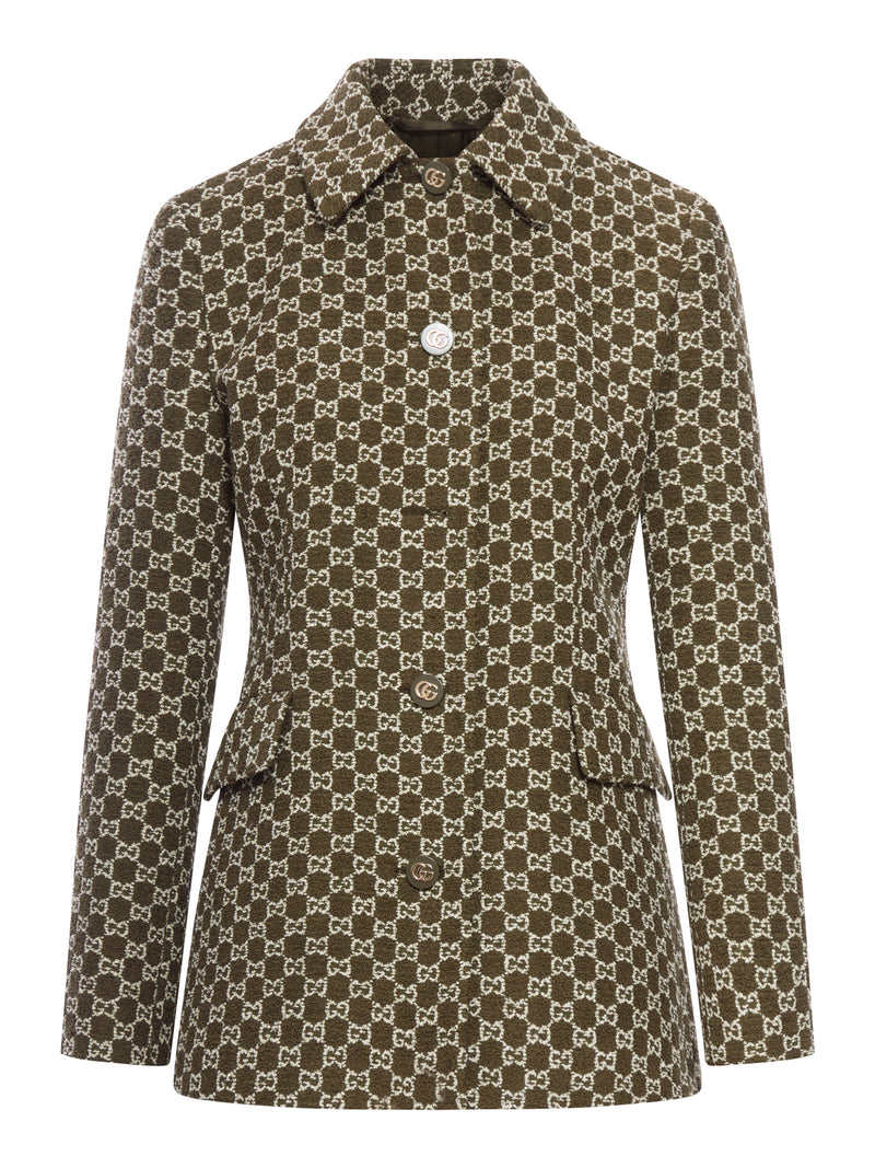 GIACCA GG IN COTONE BOUCLE`