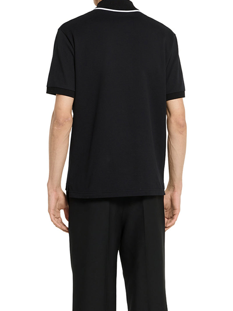 POLO IN PIQUET DI COTONE CON RICAMO