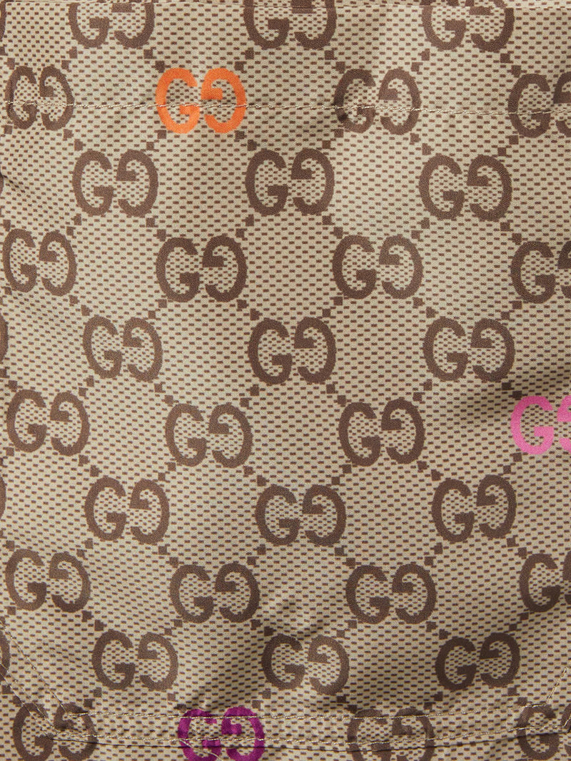 COSTUME DA BAGNO IN POPELINE TECNICO STAMPATO