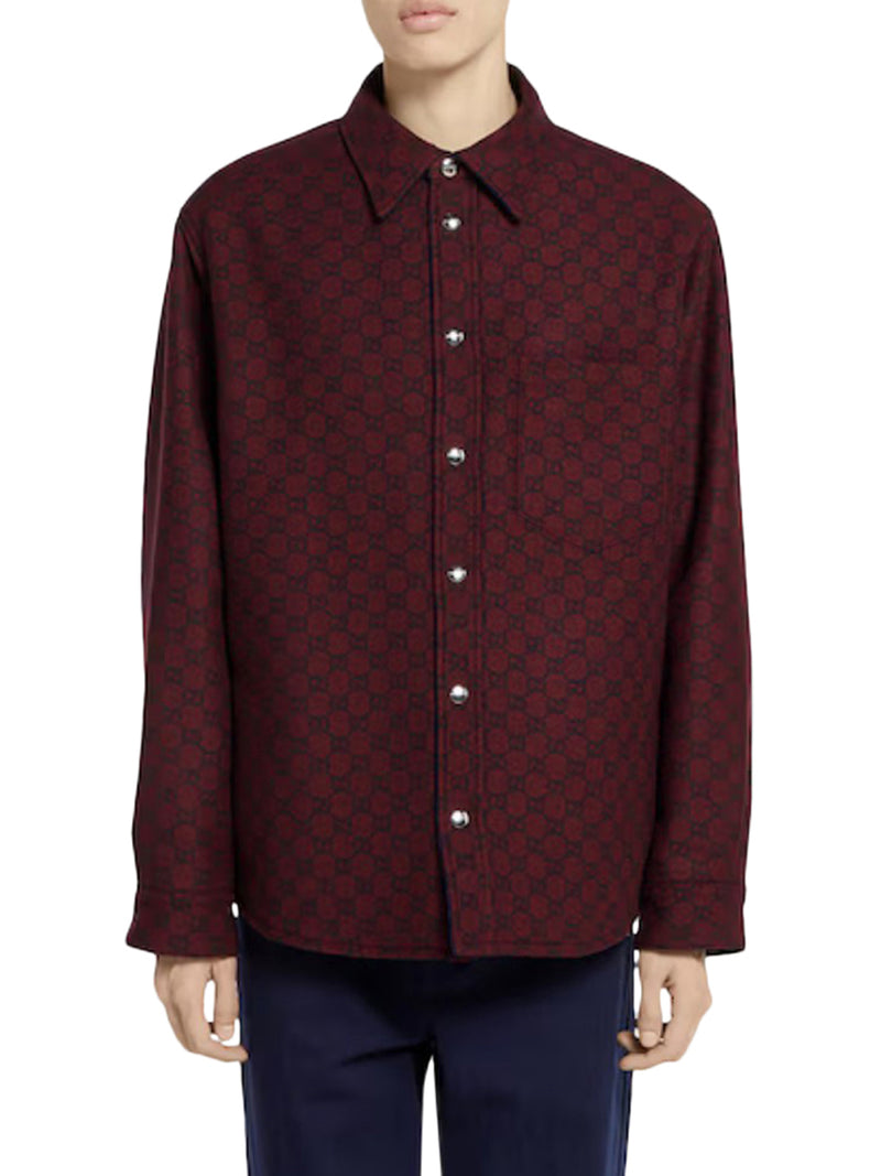 CAMICIA REVERSIBILE IN DENIM E FLANELLA