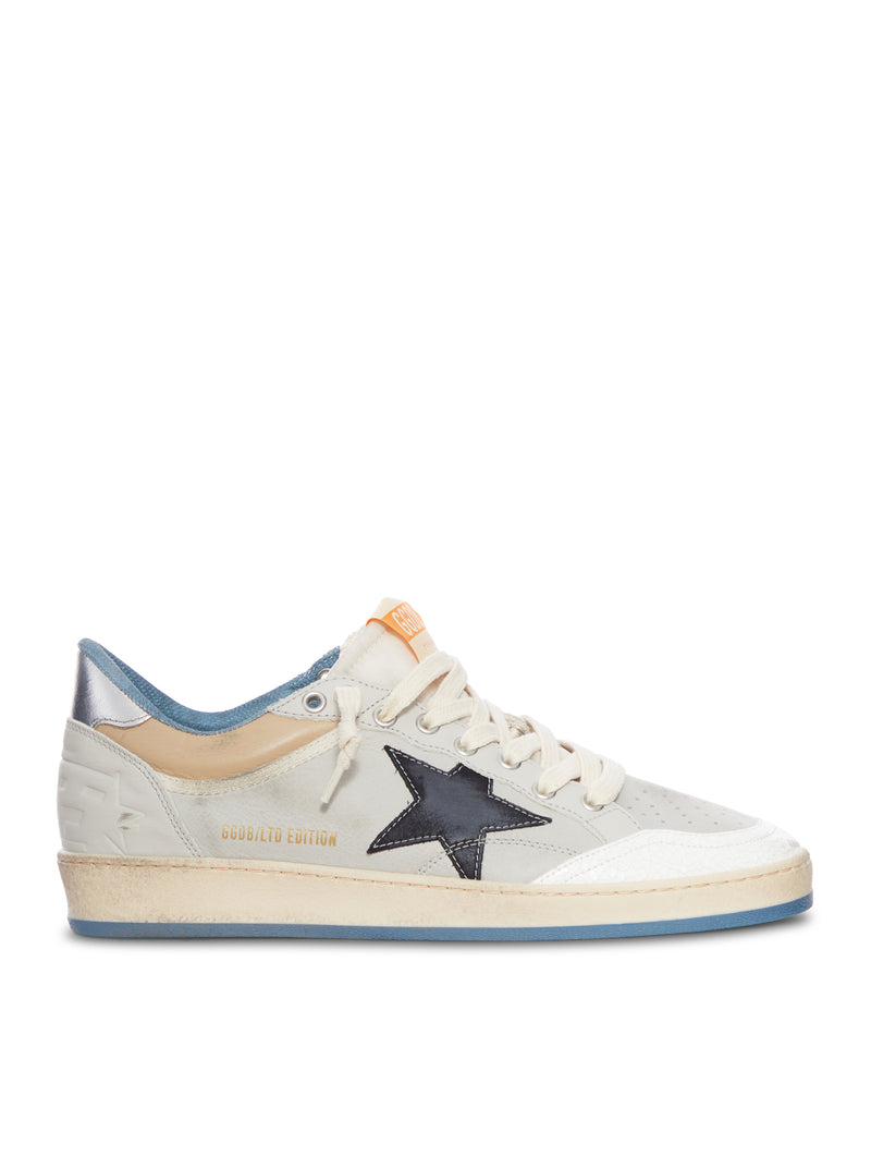 SNEAKERS BALLSTAR IN PELLE E RE-NYLON