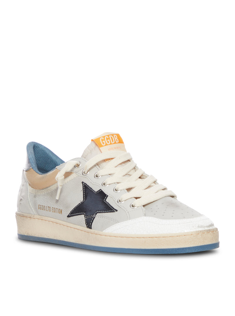 SNEAKERS BALLSTAR IN PELLE E RE-NYLON