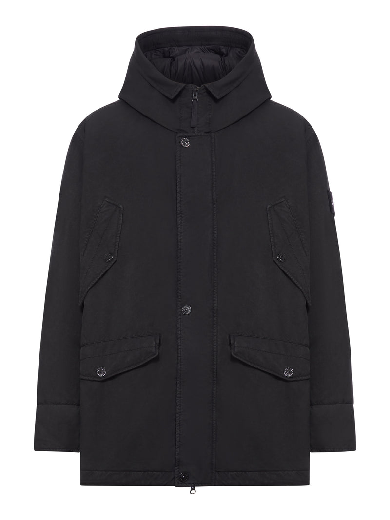 PARKA IN PIUMA CON CAPPUCCIO