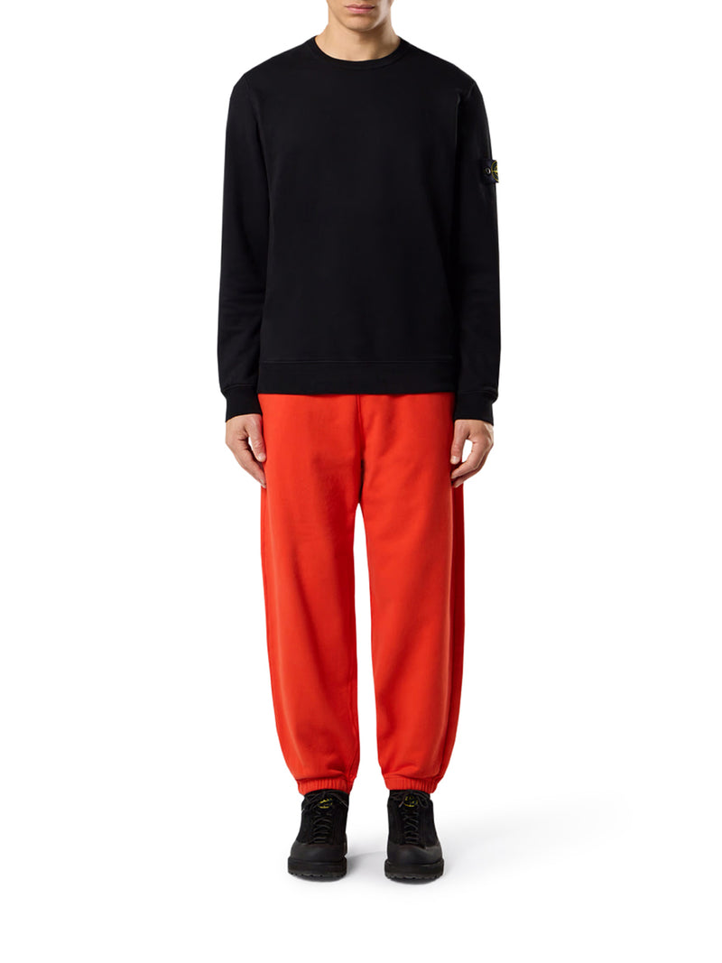 FELPA GIROCOLLO IN COTONE CON LOGO COMPASS