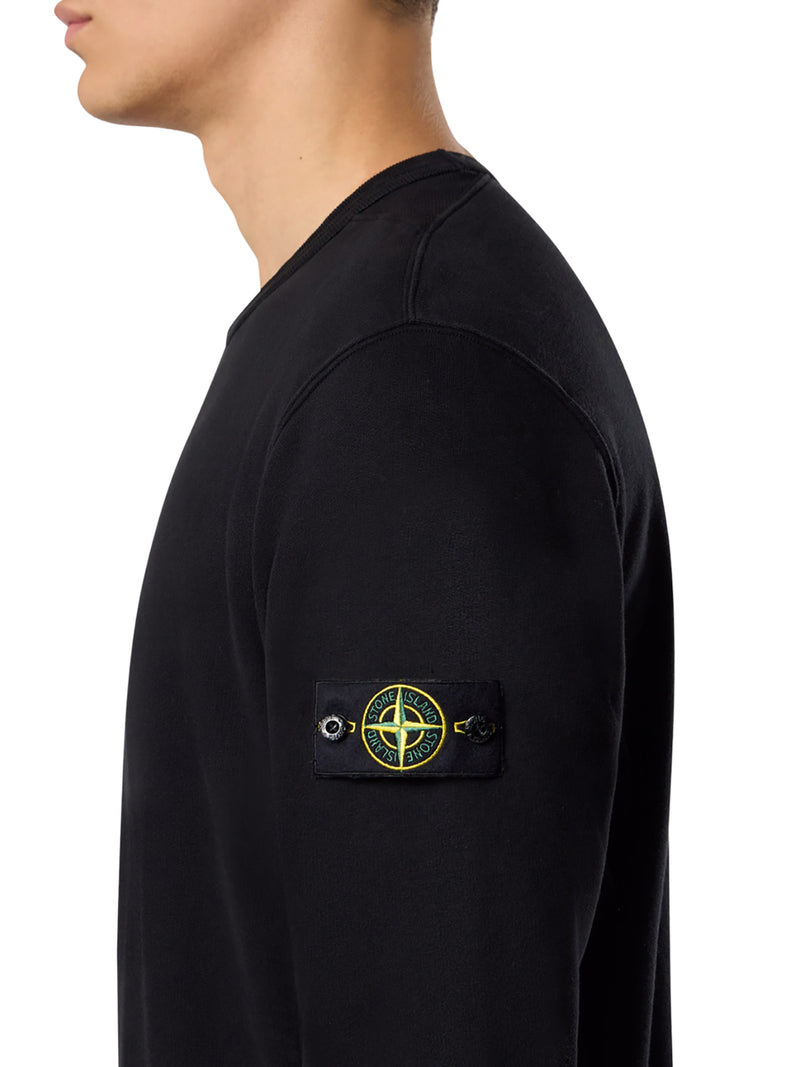 FELPA GIROCOLLO IN COTONE CON LOGO COMPASS