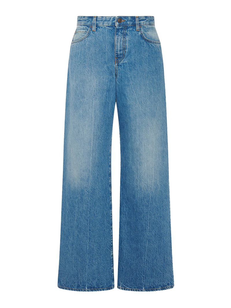 JEANS EGLITTA IN COTONE