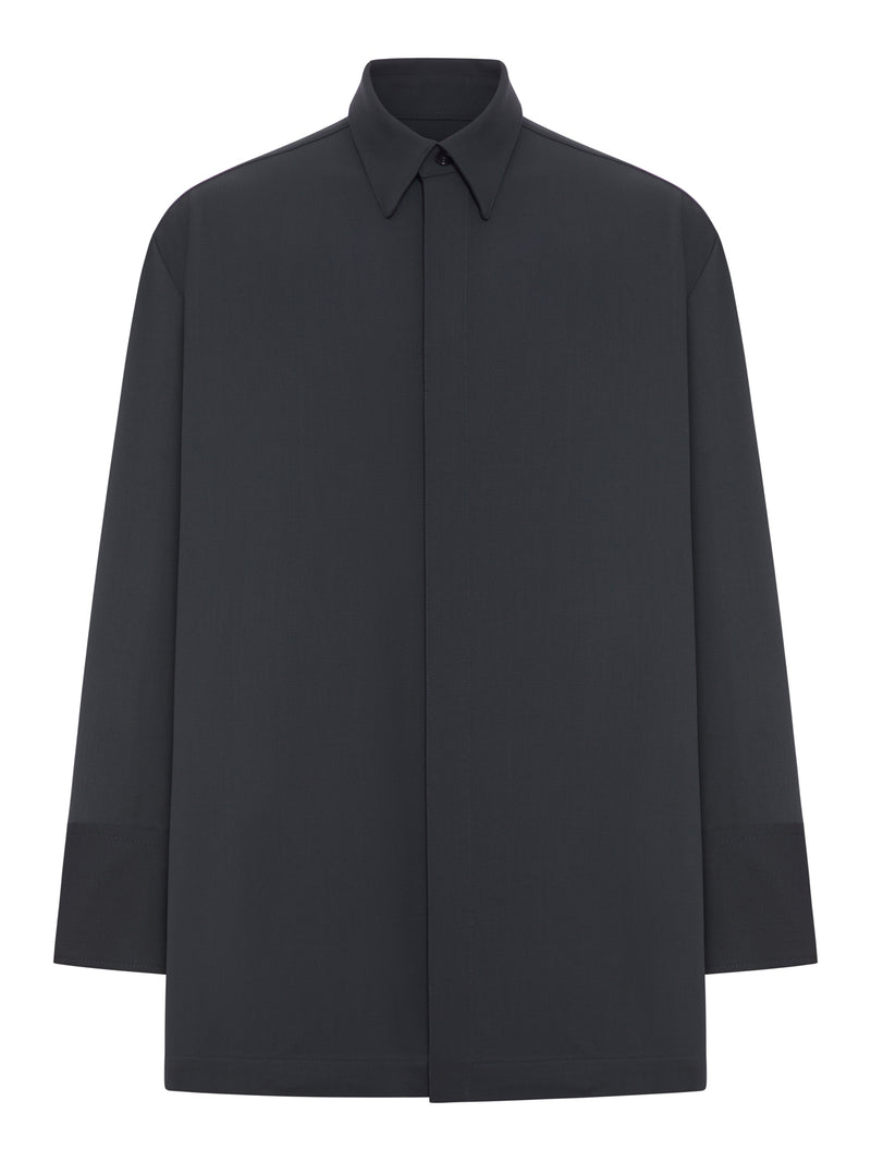 CHEMISE LONGUE IN LANA TRICOTINA