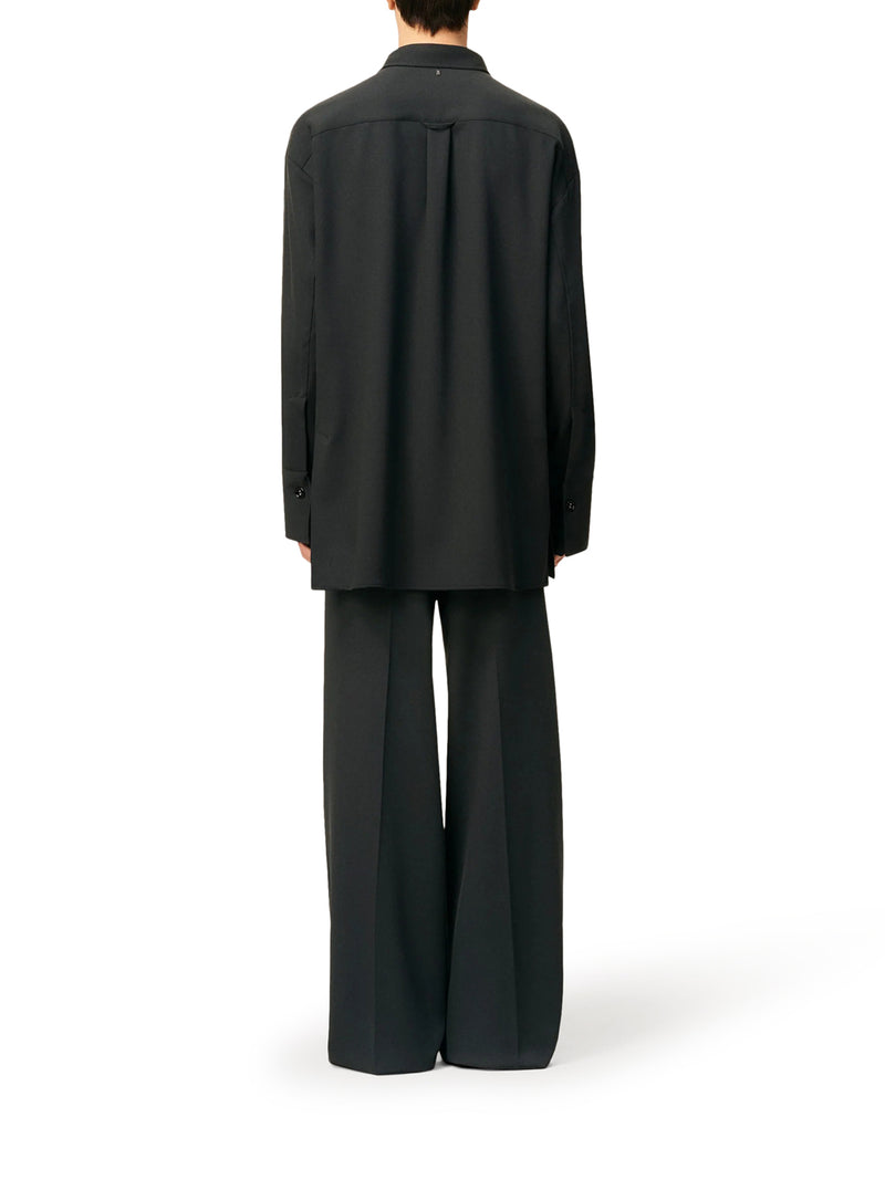 CHEMISE LONGUE IN LANA TRICOTINA