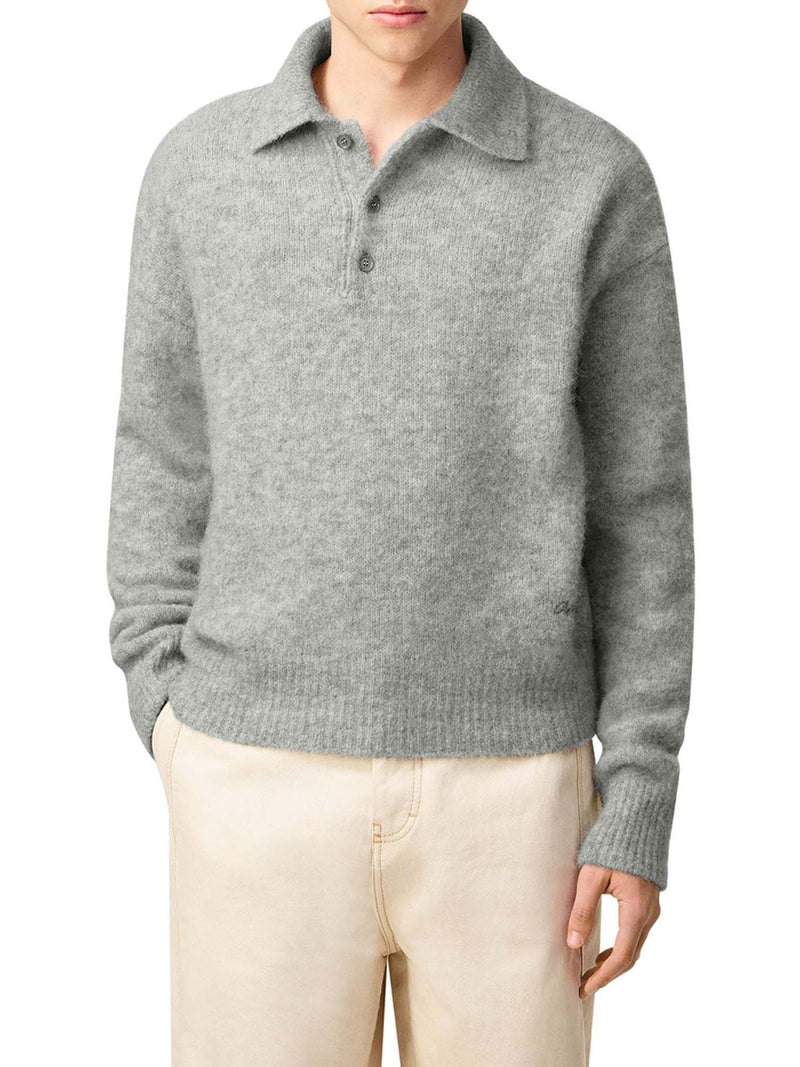 POLO A MANICHE LUNGHE IN ALPACA