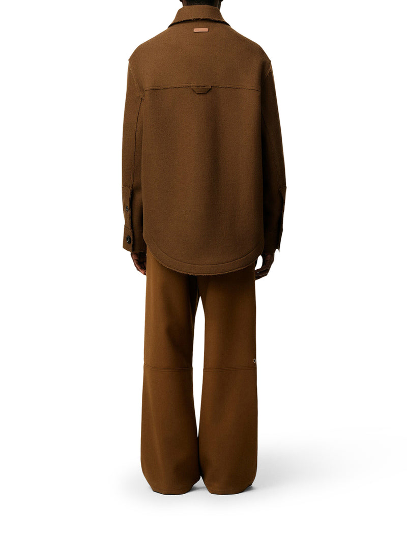 OVERSHIRT IN GABARDINA DI LANA