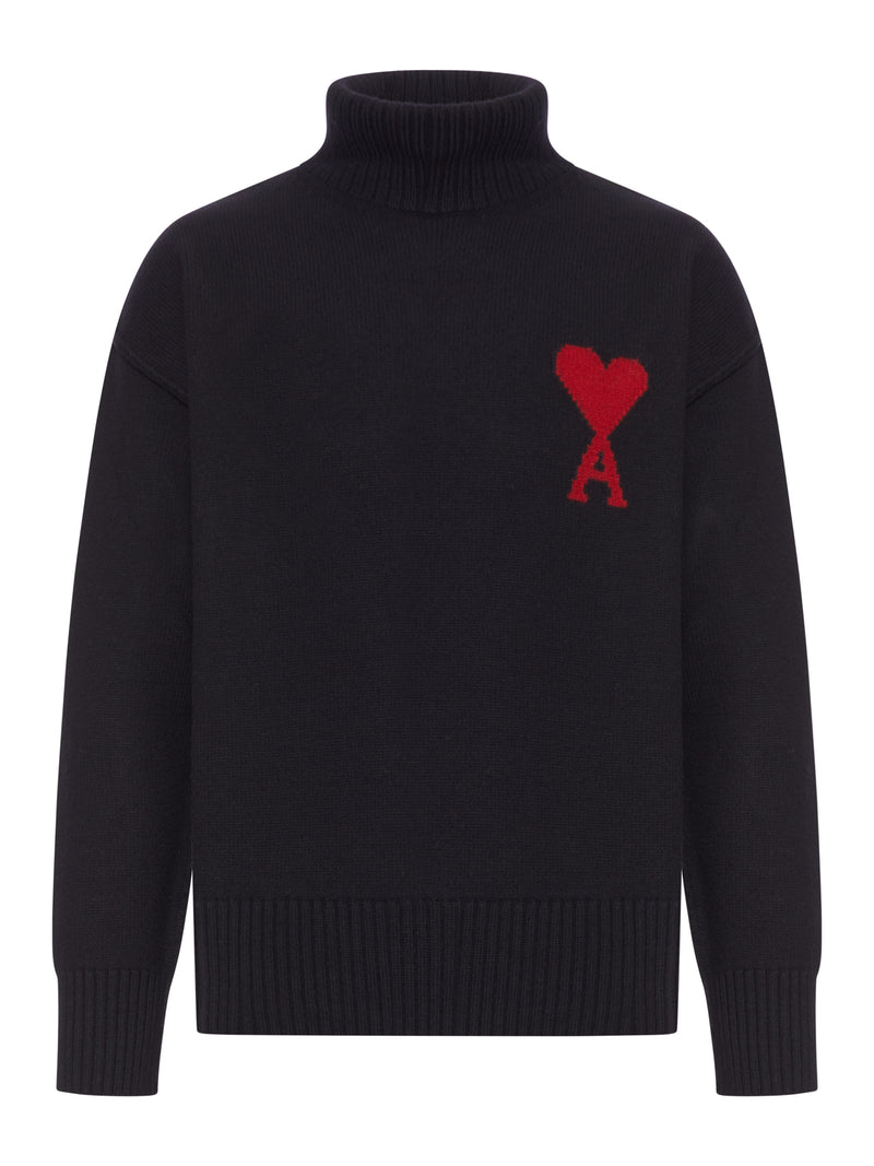 MAGLIONE COLLO ALTO AMI DE COEUR IN LANA