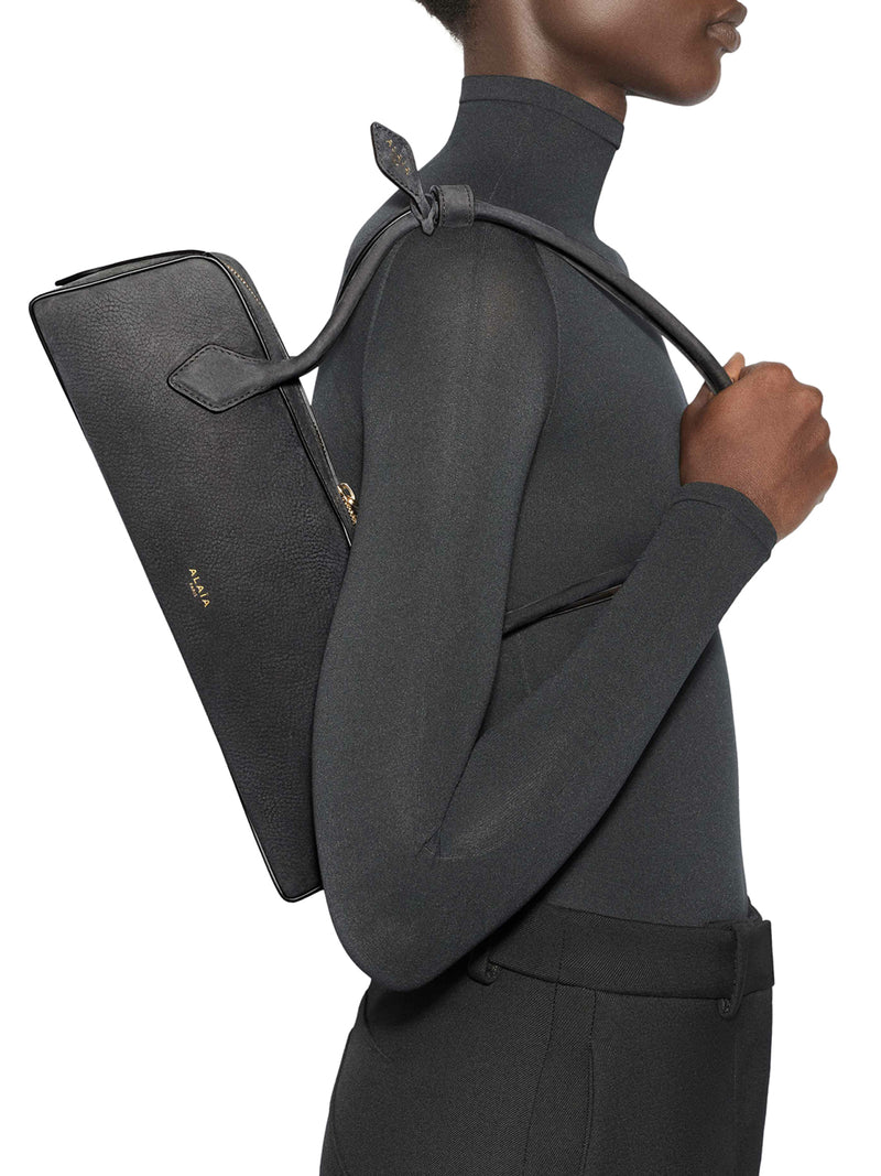 BORSA LE TECKEL MEDIA IN PELLE DI VITELLO NABUK