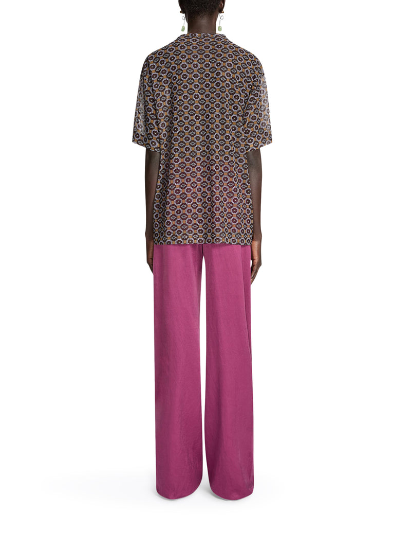 MAGLIETTA OVERSIZE TRASPARENTE