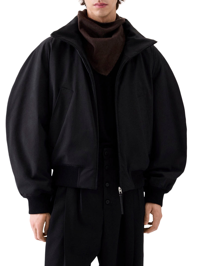 LE BOMBER AERO CON COLLETTO RIALZATO