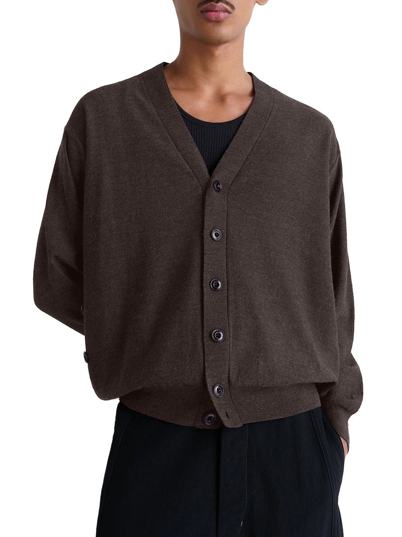 CARDIGAN RITORTO IN LANA