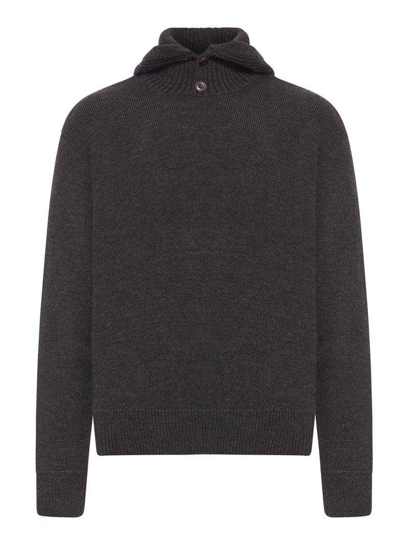 MAGLIONE CON CAPPUCCIO