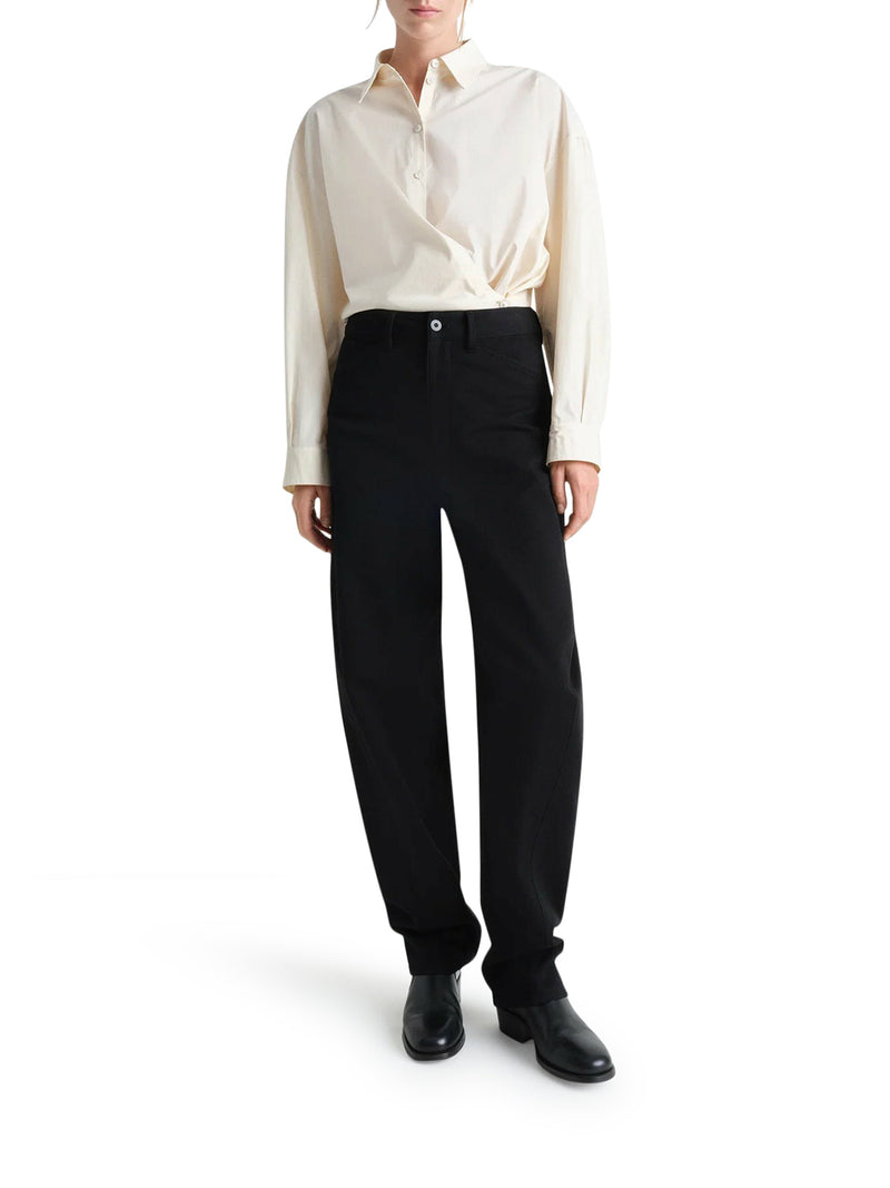 CAMICIA TWISTED IN COTONE