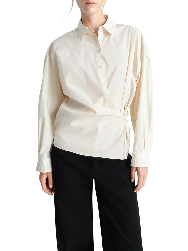 CAMICIA TWISTED IN COTONE
