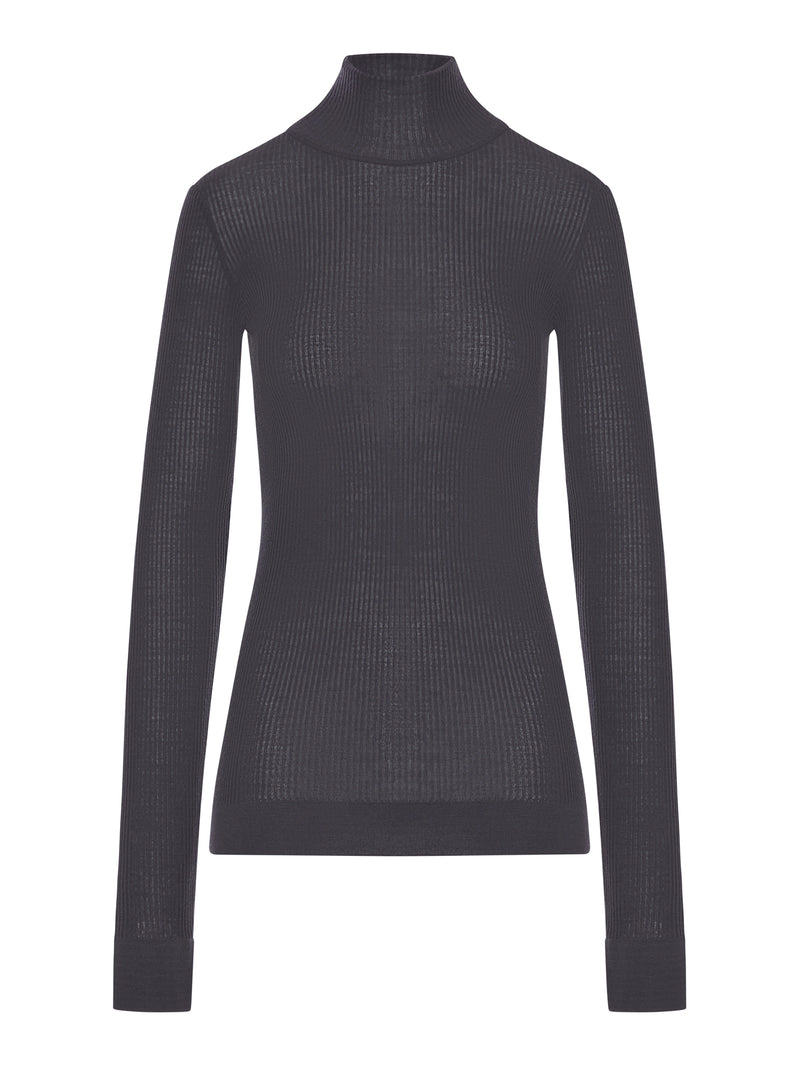 MAGLIA IN LANA A COLLO ALTO