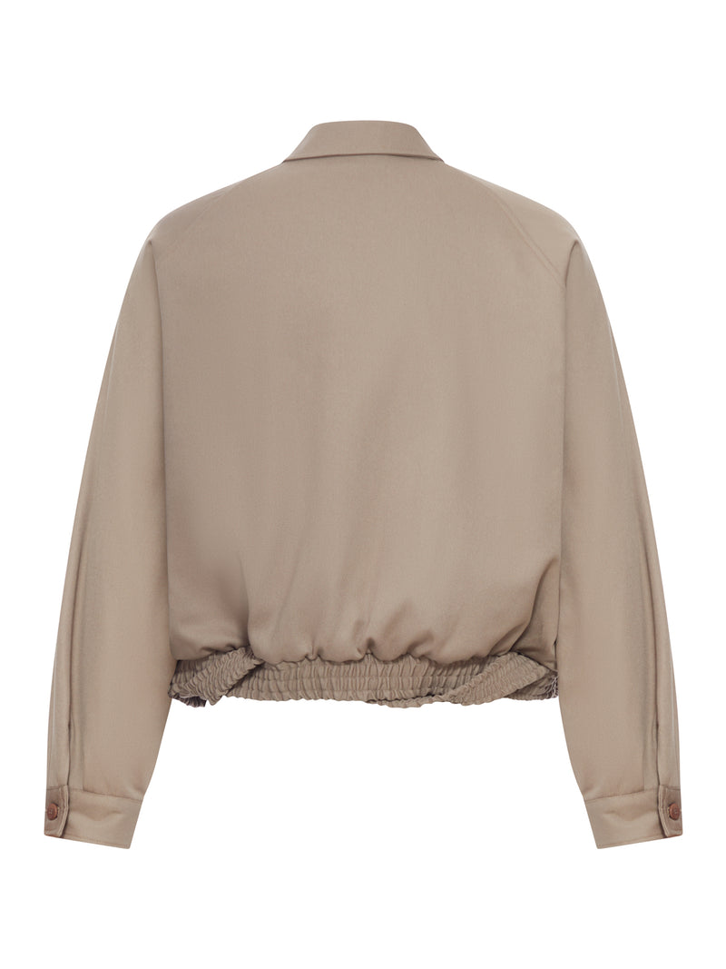 GIACCA CROPPED CON ELASTICO INTRECCITO