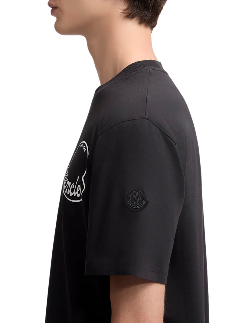 T-SHIRT LOGATA IN COTONE