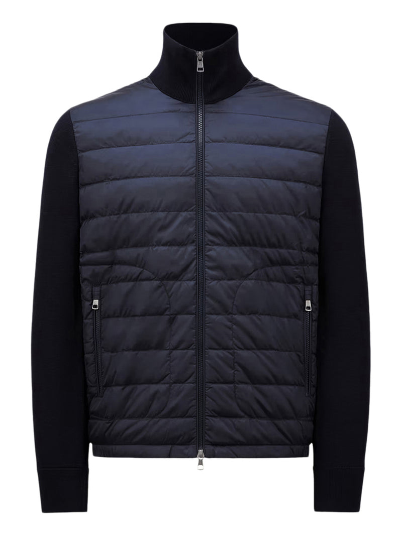 CARDIGAN IMBOTTITO CON ZIP