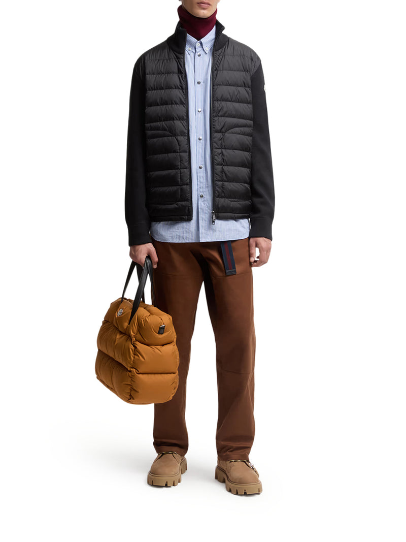 CARDIGAN IMBOTTITO CON ZIP