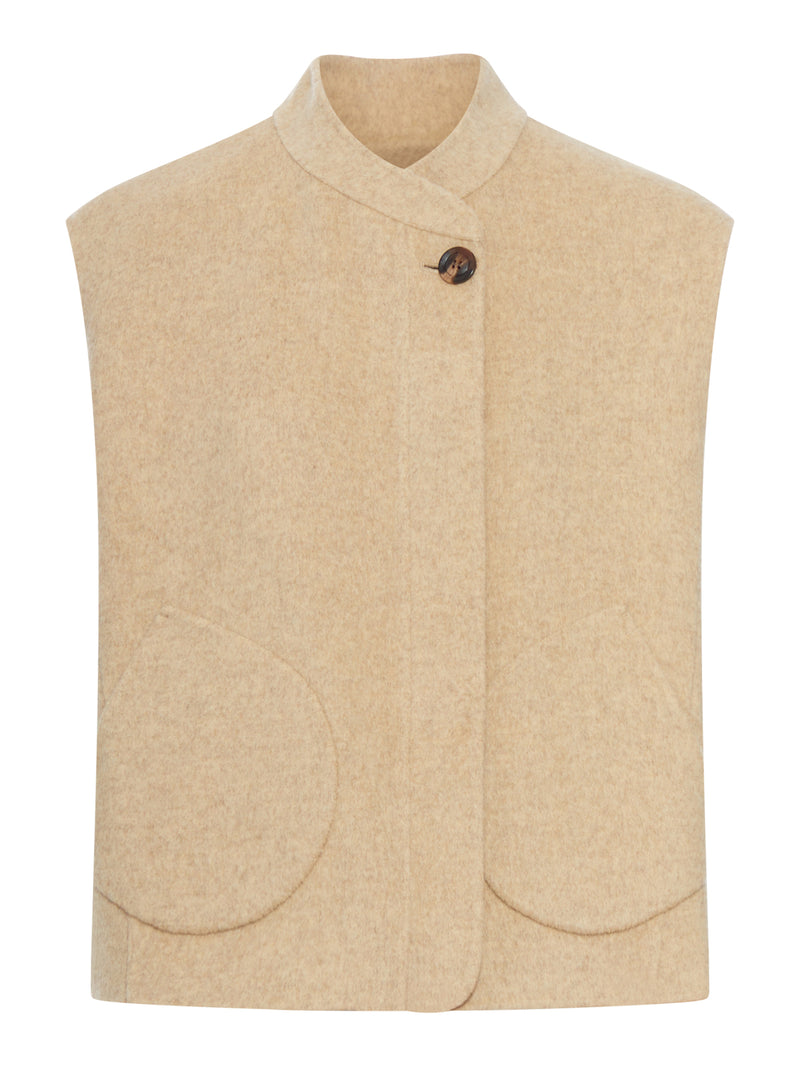 GIACCA ADELINE SMANICATA IN LANA DOUBLE FACE