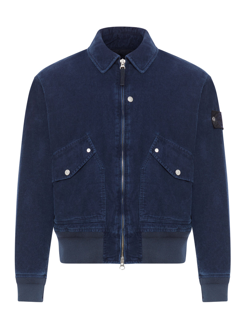 GIACCA BOMBER IN MICRO VELLUTO A COSTE