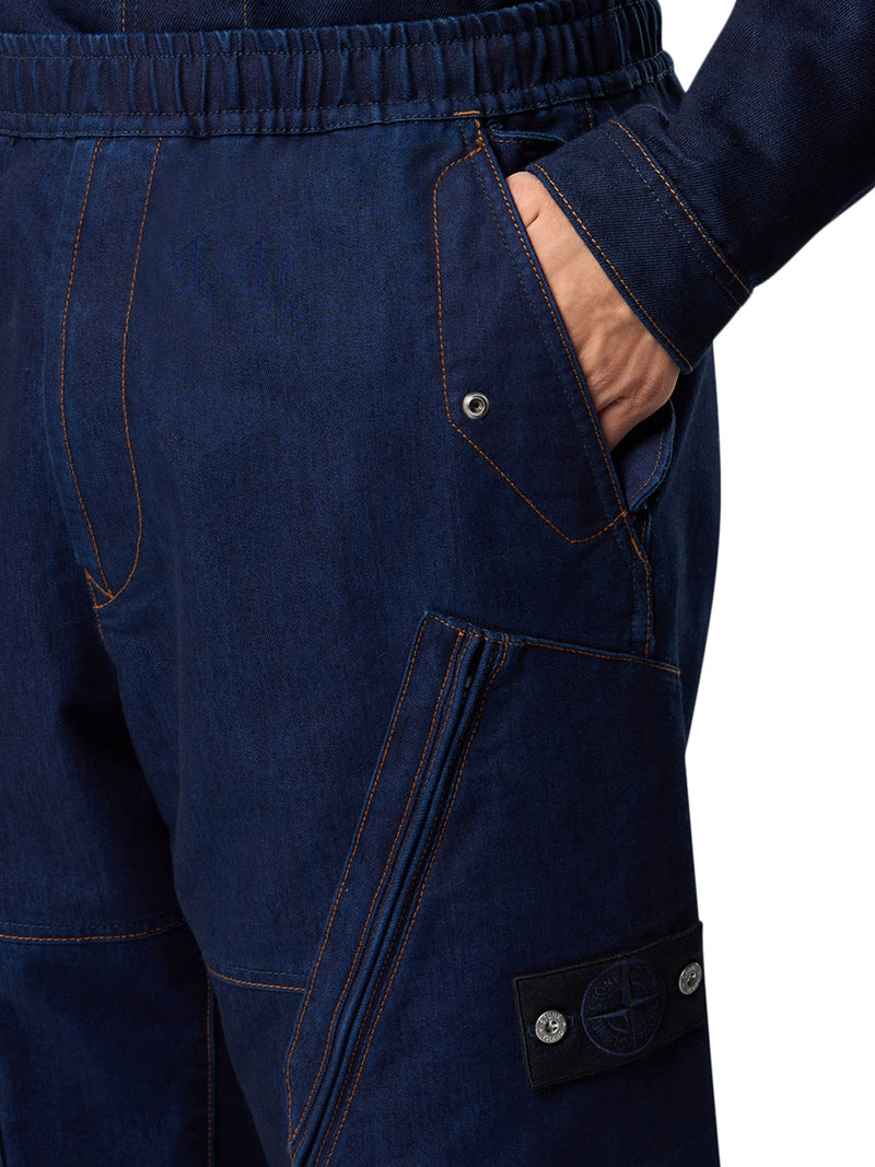 PANTALONE CARGO LOOSE CON TASCHE ASIMMETRICHE