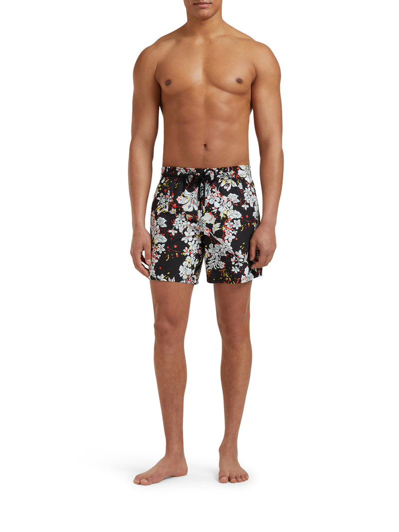 PANTALONCINI MARE UOMO FLOWER SPLASH