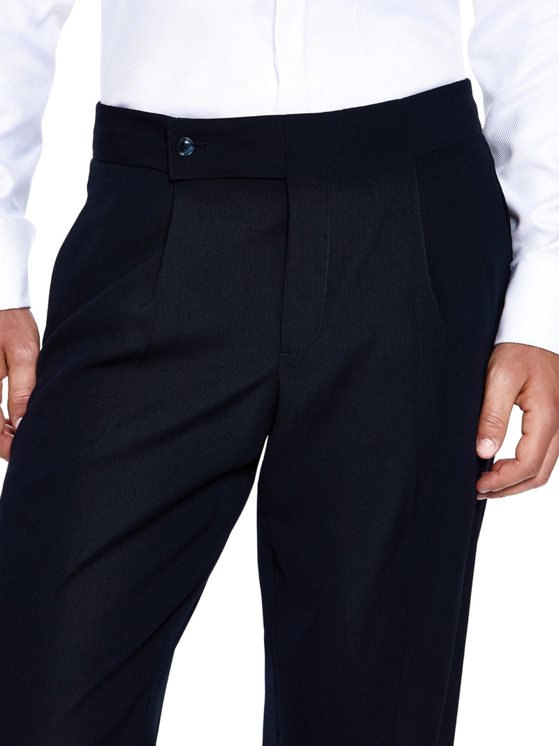 ABITO LINEA ROYAL DOPPIOPETTO IN LANA CREPE CANNETÉ