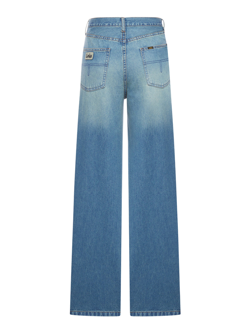 JEANS WIDE LEG SKATER LOOSE