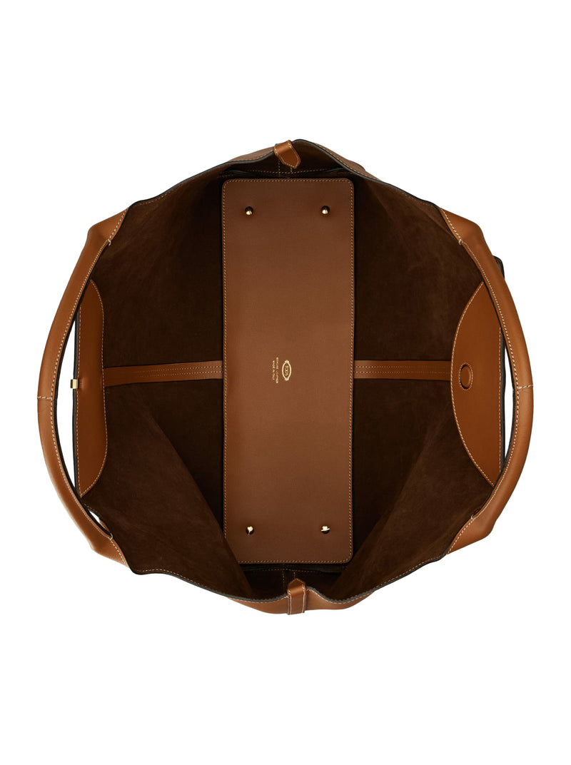 BORSA SHOPPING IN PELLE MEDIA