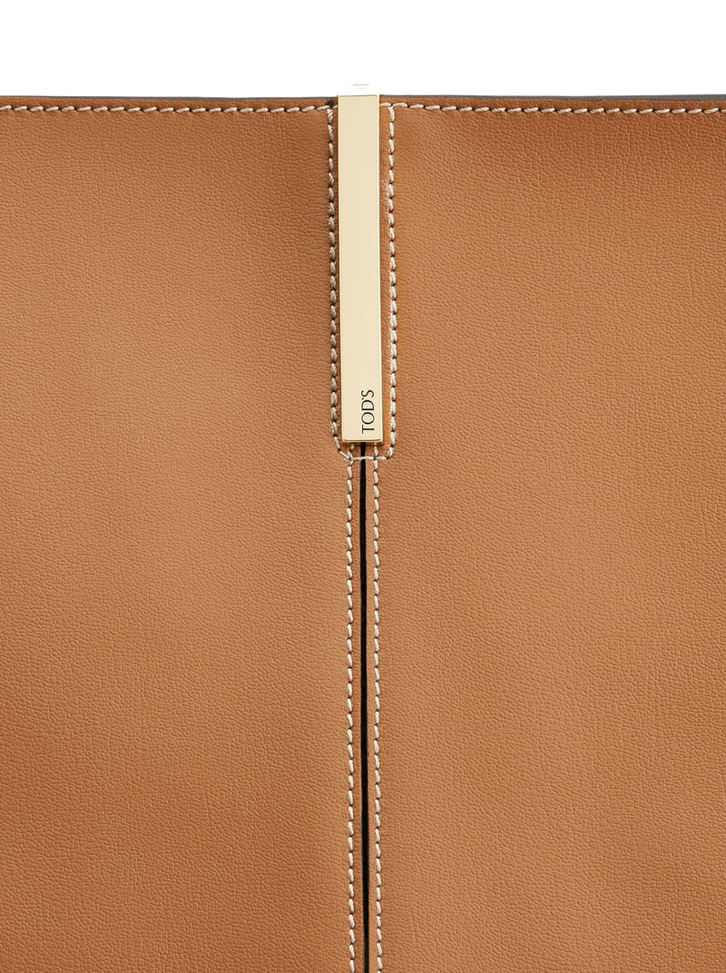 BORSA SHOPPING IN PELLE MEDIA