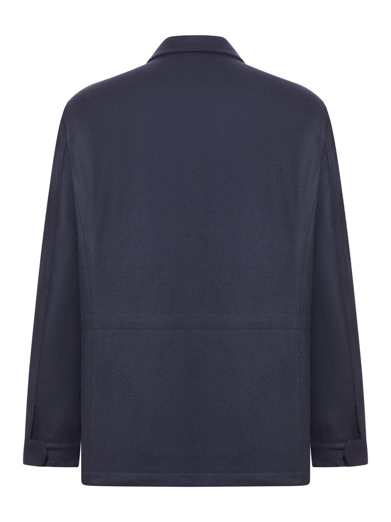 GIACCA DA CAMPO IN CASHMERE MULTITASCHE