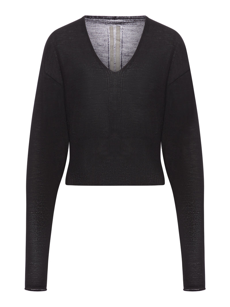 MAGLIONE CROPPED IN LANA