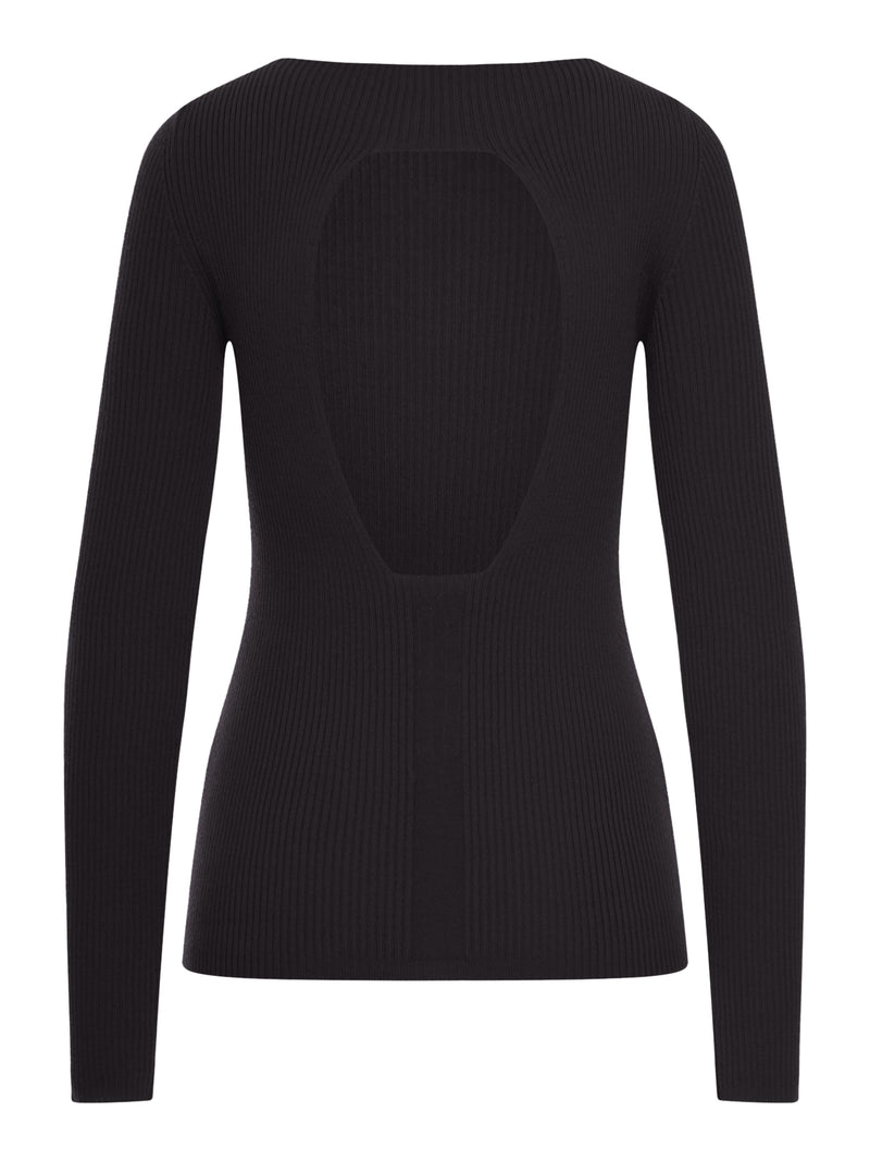 MAGLIA A COSTE CON SCOLLO A BARCA