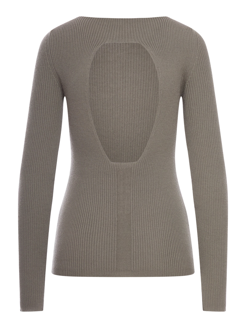 MAGLIA A COSTE CON SCOLLO A BARCA